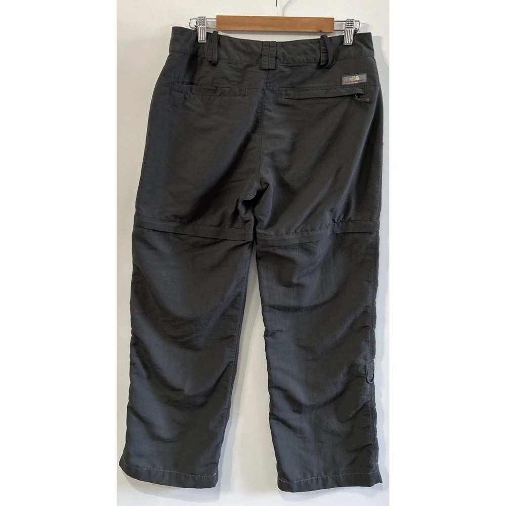 Women's The North Face Convertible Pants Nylon Hiking Zip Off Shorts Sz 12 Clean - Picture 5 of 11